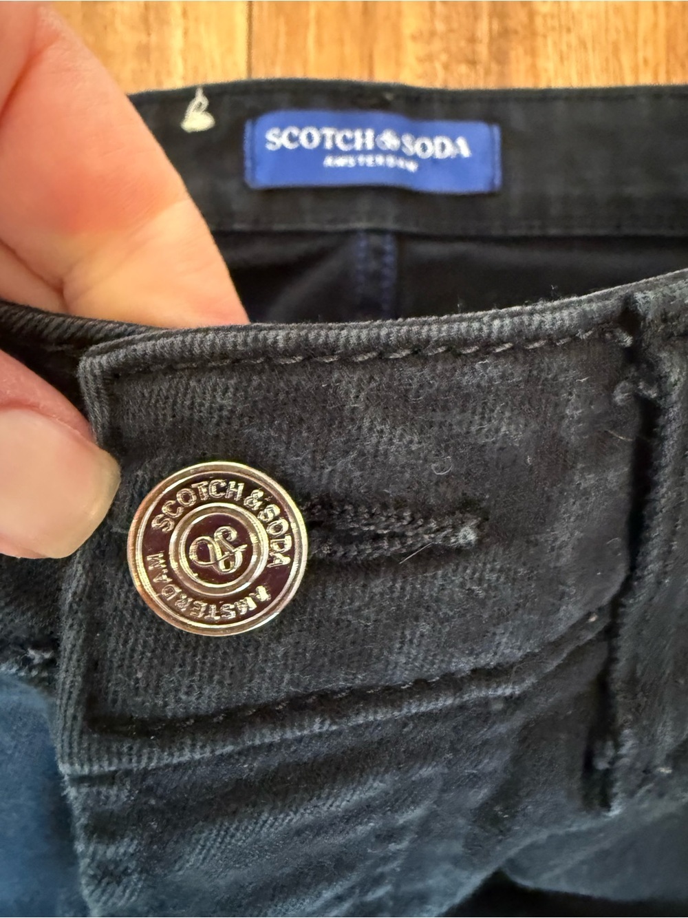 Scotch & Soda Men's Black Ralston Slim Fit Jeans Size 29x30 - Picture 4 of 9